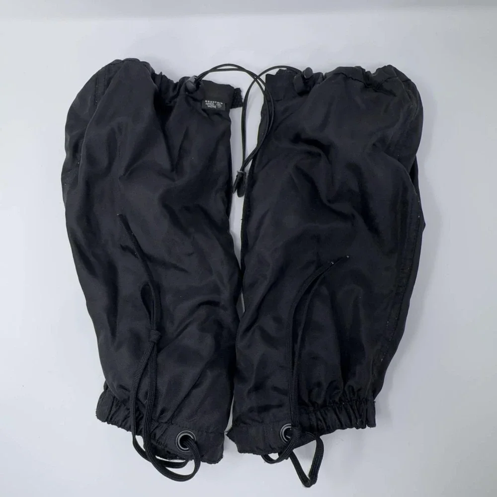Mountain Hardware Leg Gaiters Size Medium Black Unisex Drawstring Adjustable